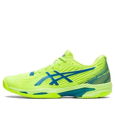 Asics Solution Speed Ff 2 Clay 1042a134.300 Womens 10 Green Tennis Shoes Eee4150 In Green