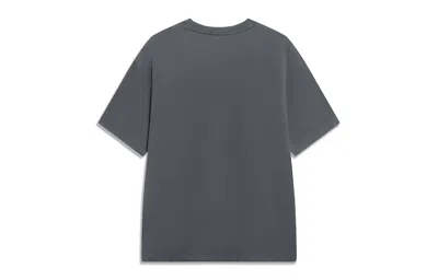 Li-ning Anything Is Possible Graffiti T-shirt 'smoke Grey' In Blue