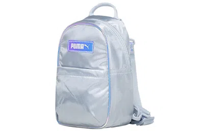 Puma (wmns)  Prime Time Mini Backpack 'sliver Blue' In Gray