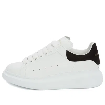 Alexander Mcqueen Black And White Low Top Sneakers With Logo Lettering On The Tongue And Contrasting Heel With Logo Le In Neutral