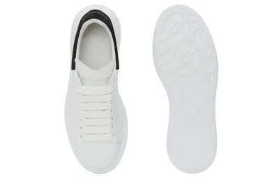 Alexander Mcqueen Black And White Low Top Sneakers With Logo Lettering On The Tongue And Contrasting Heel With Logo Le In Neutral