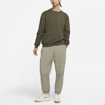 Nike Unisex Sb Skateboard Round-neck Sweatshirt Green