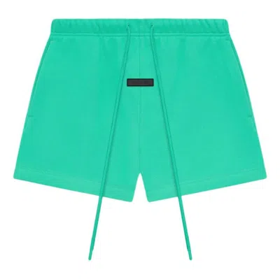 Essentials Fear Of God  Ss24 Fleece Running Short 'mint Leaf'