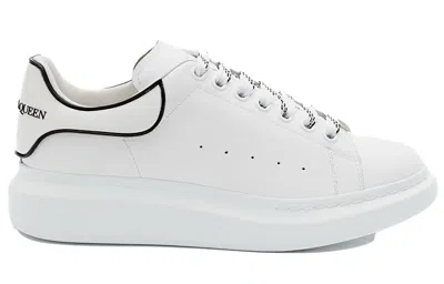 Alexander Mcqueen Leather Chunky Sneakers In White