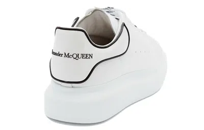 Alexander Mcqueen Leather Chunky Sneakers In White