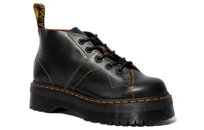 Dr. Martens Church Quad Leather Ankle Boots In Black