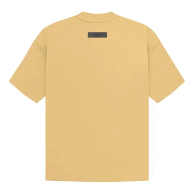 Essentials (wmns) Fear Of God  Ss23 T-shirt 'light Tuscan' In Yellow