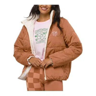 Vans (wmns)  X Em On Holiday Rev Foundry Jacket 'multi Color' In Brown