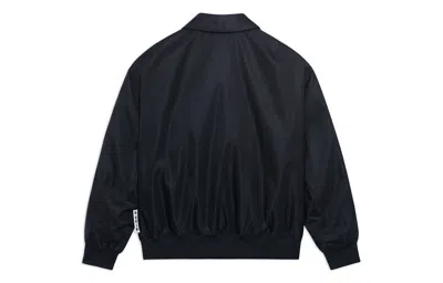 Li-ning Badfive Graphic Jacket 'black' In Blue