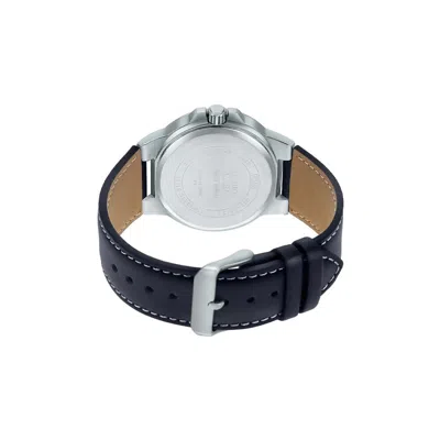Casio Quartz Waterproof Mens Silver Analog In Black