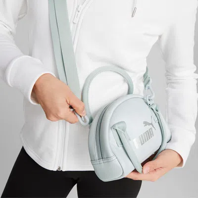 Puma (wmns)  Core Up Mini Grip Bag 'grey' In Gray