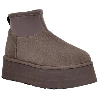 Ugg (wmns)  Classic Mini Dipper 'thundercloud' In Brown