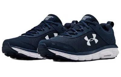 Under Armour Men's Charged Assert 10 Running Sneakers From Finish Line In Blue