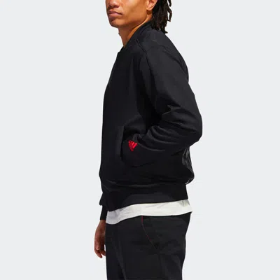 Adidas Originals Adidas Cny Rose Jkt Back Printing Basketball Sports Jacket Black