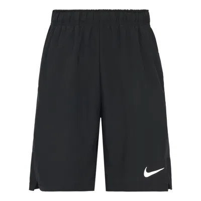 Nike Dri-fit 9 Solid Color Woven Training Sports Shorts Black