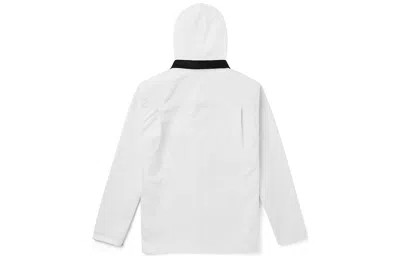 Vans Men's  Solid Color Multiple Pockets Cargo Jacket White