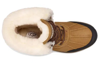Ugg Adirondack Iii Faux Shearling-lined Leather Boots