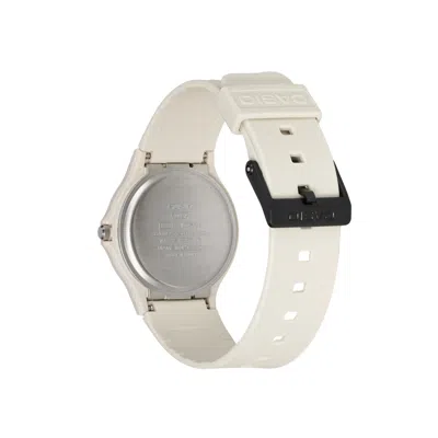 Casio Standard Series Waterproof Fashion Stylish Resin Strap 38.8*34.9*7.8mm Black Watch Unisex Mens In White