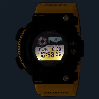 Casio G-shock Digital 'yellow Black'