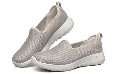 Skechers (wmns)  Go Walk Joy Slip-on Shoes Gray/chestnut In Multi