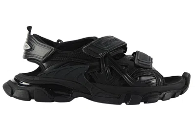 Balenciaga Track Monocolor Sandals In Black