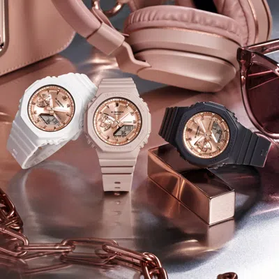 Casio (wmns)  G-shock Digital-analog 'pale Pink'