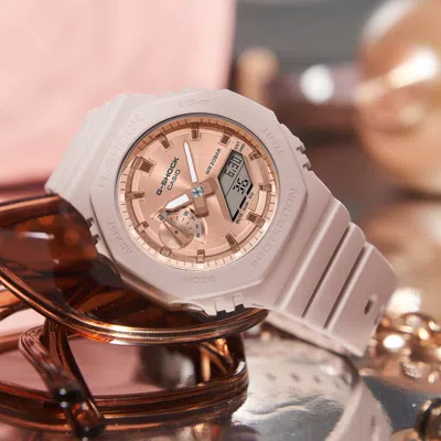 Casio (wmns)  G-shock Digital-analog 'pale Pink'