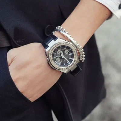 Casio G-shock G-steel 'silver Black' In Metallic