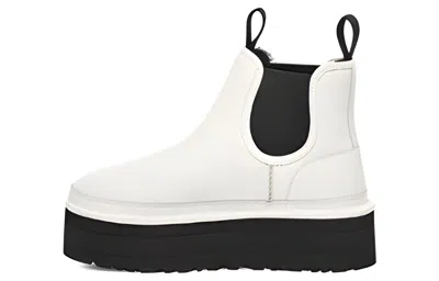 Ugg (wmns)  Neumel Platform Chelsea Boot 'pebbled White' In Multi