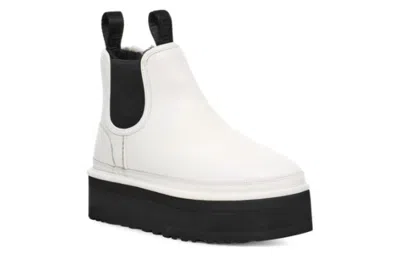 Ugg (wmns)  Neumel Platform Chelsea Boot 'pebbled White' In Multi