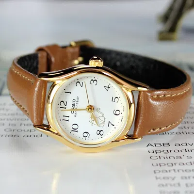 Casio Quartz Waterproof Brown Analog