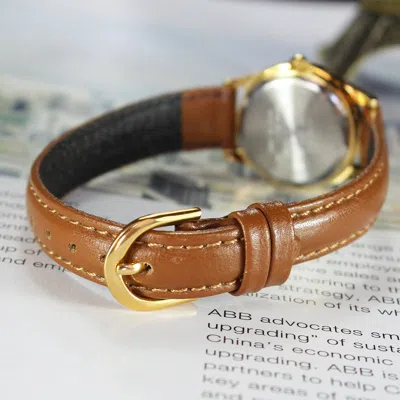 Casio Quartz Waterproof Brown Analog