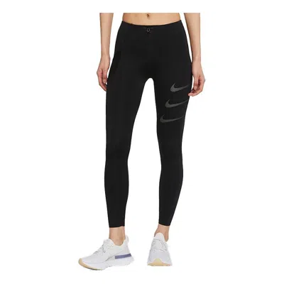 Nike Epic Luxe Run Division Pocket Leggings In Black