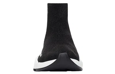 Balenciaga Black Stretch Fabric Speed 2.0 Sneakers In Multi