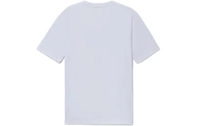 Li-ning Hoops Graphic T-shirt 'white' In Blue