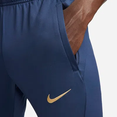 Nike Fff Strike  Men's Dri-fit Knit Soccer Pants In Blue