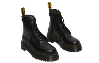 Dr. Martens Jarrick Smooth Leather Platform Boots 'black'