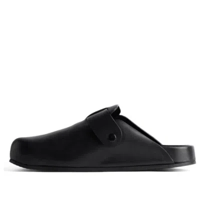 Balenciaga 3cm Sunday Molded Rubber Slides In Black