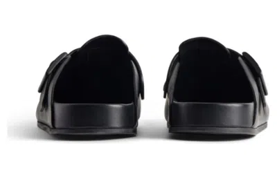 Balenciaga 3cm Sunday Molded Rubber Slides In Black