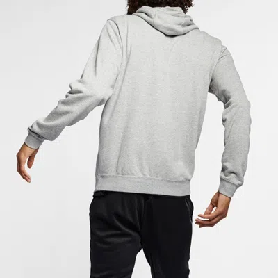 Nike Gray Zip Hoodie In Gray