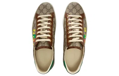 Gucci (wmns)  Ace 'fake/not Print' In Brown