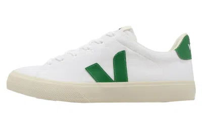 Veja Recife Chromefree Leather Men Sneaker In White Emeraude