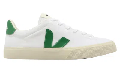 Veja Recife Chromefree Leather Men Sneaker In White Emeraude