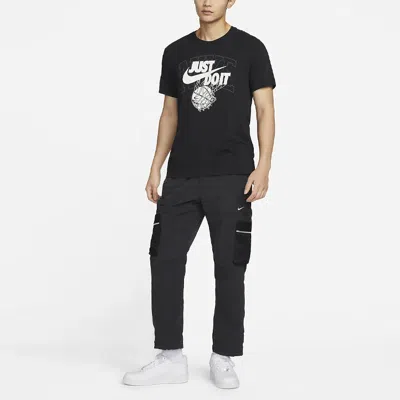Nike Premium Cargo Pants In Black