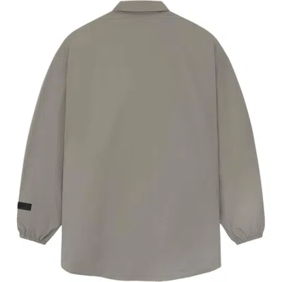 Essentials Fear Of God  Ss24 Overshirt 'dust' In Gray