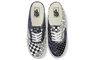 Vans Authentic Mule 'pattern Mix - Dress Blues' In Multi