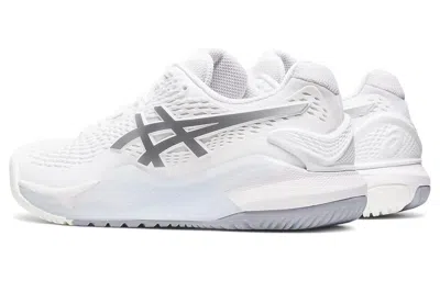 Asics (wmns)  Gel-resolution 9 Wide 'white Pure Silver' In Multi