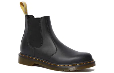 Dr. Martens Black Vintage 2976 Leather Chelsea Boots In Schwarz