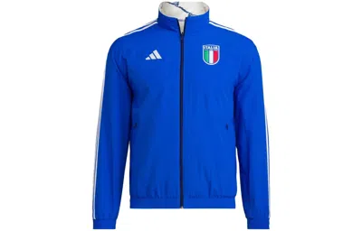 Adidas Originals Adidas Italy Anthem Reversible Jacket 'white Blue'