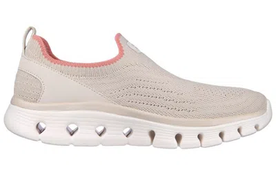 Skechers (wmns)  Go Walk Glide Step Flex Slip On 'taupe Pink' In Neutral